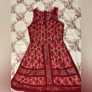 Red lace dress from Dina be